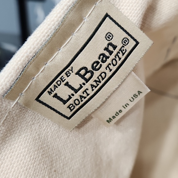 L.L. Bean Teal Blue Green Custom Monogrammed Brooke Boat & Tote Canvas Bag - Picture 10 of 13